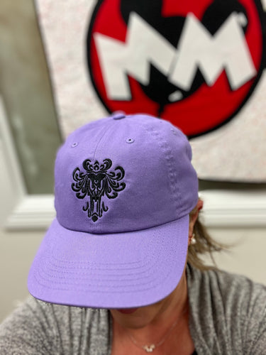 Violet Embroidered HM Wallpaper Hat